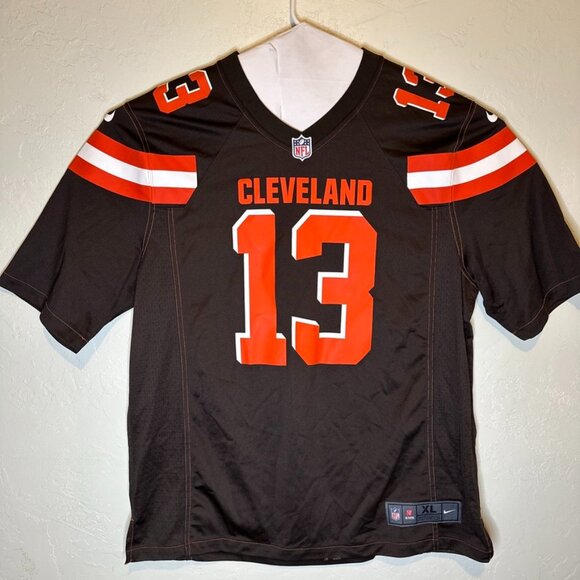 Odell Beckham Jr #13 Cleveland Browns NFL Football Jersey Large on the Field - Picture 1 of 7